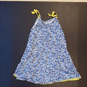 Mini Boden Blue Floral Dress Kids